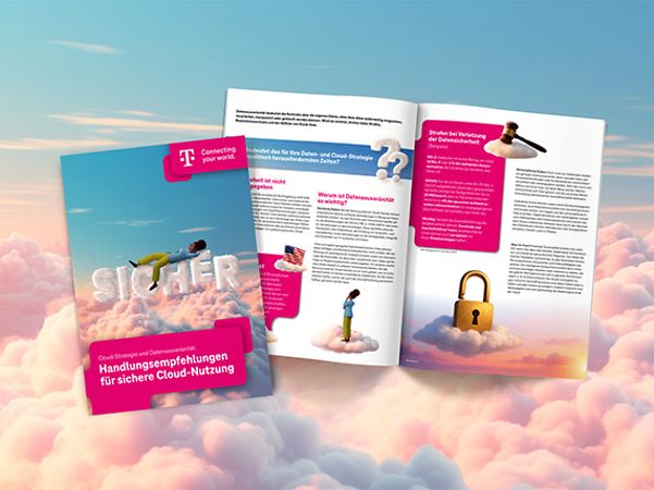 Grafik zum Whitepaper Download "Empfehlung für sichere Cloud Nutzung"