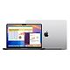 MacBook Pro with business screen