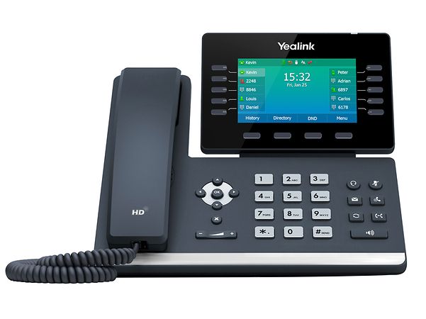 Yealink IP Phone T54W - Standard Phone incl. power supply unit