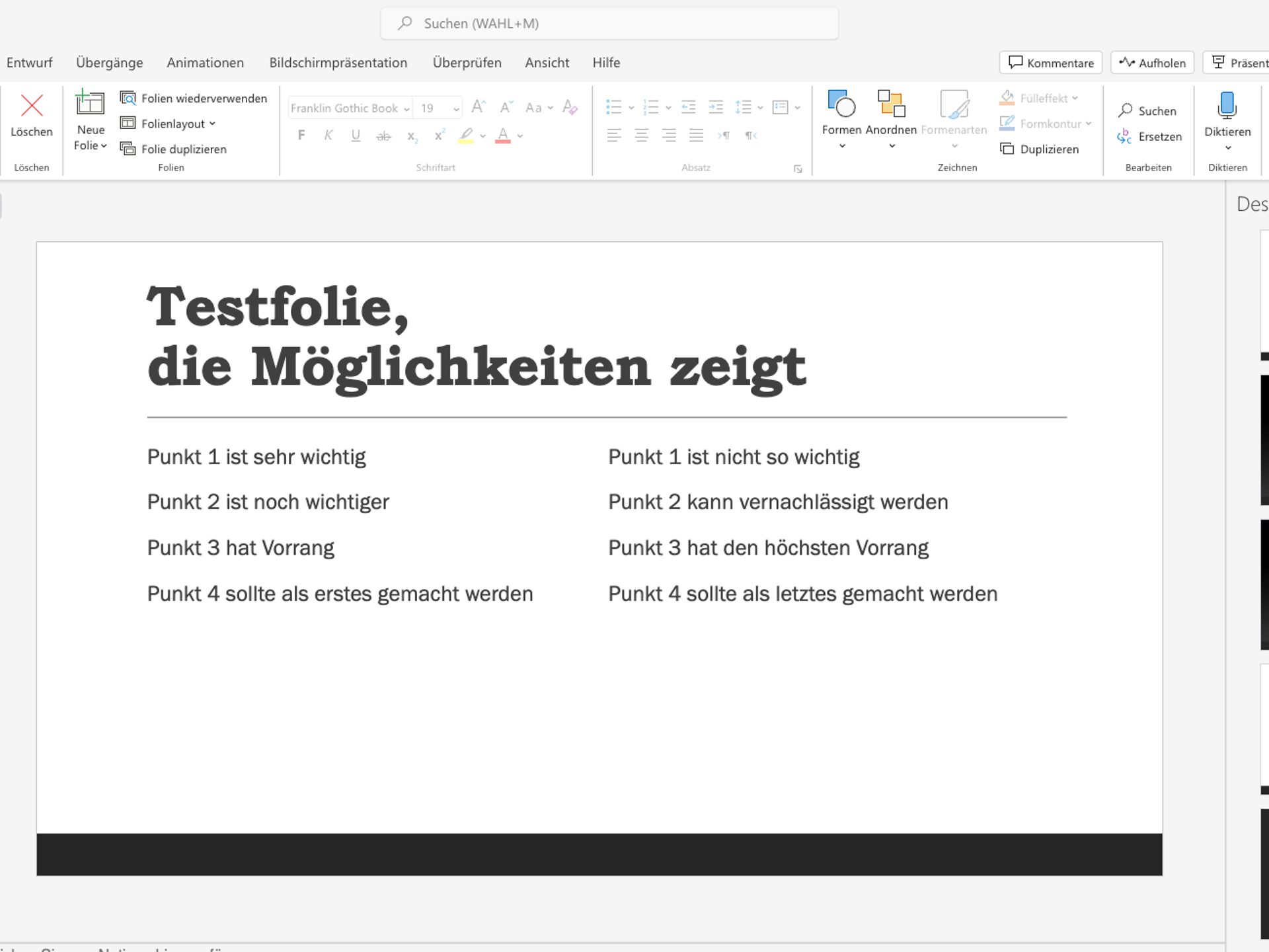 Get help with the layout of your presentation