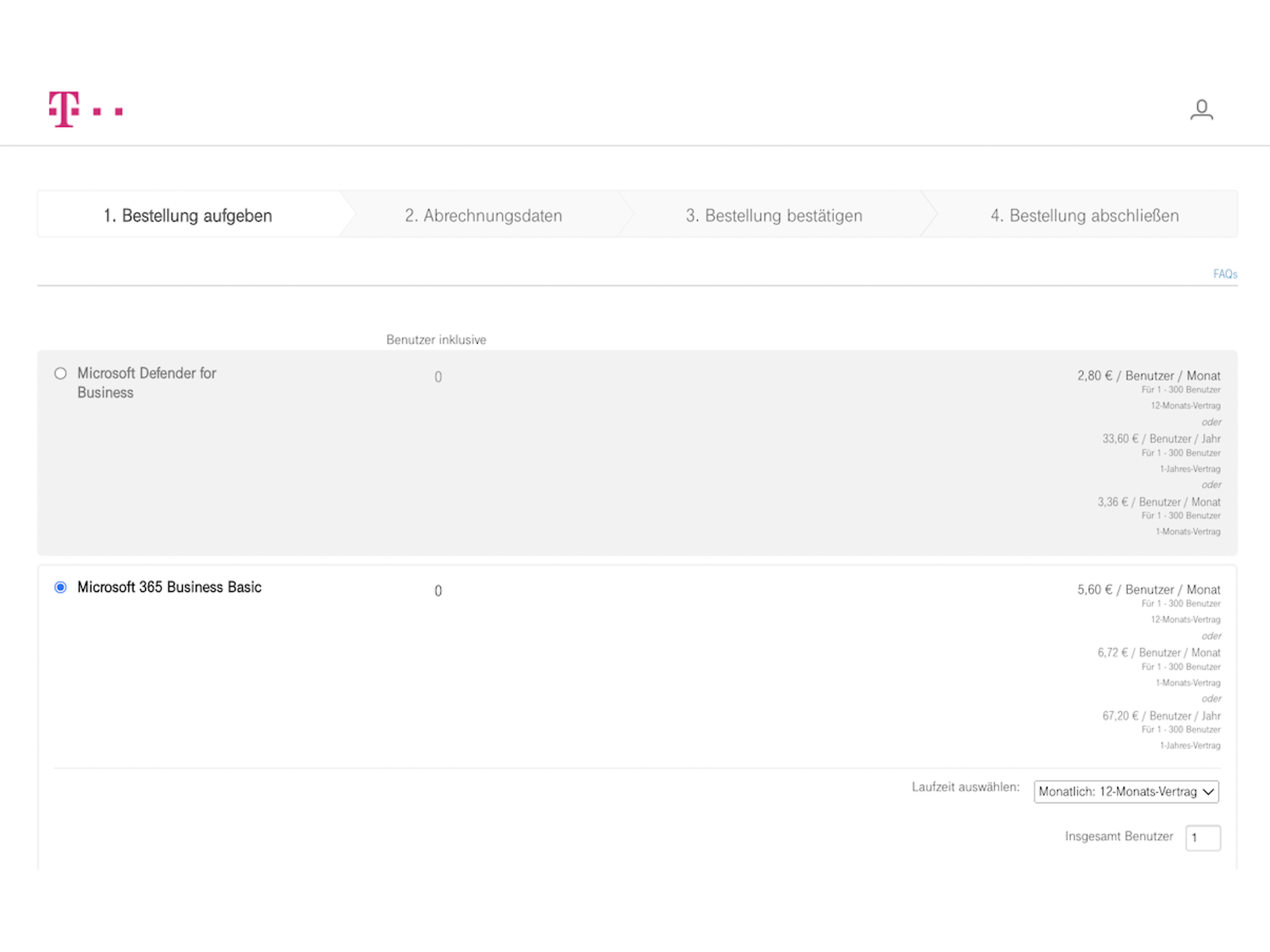 Telekom Cloud Marketplace licences