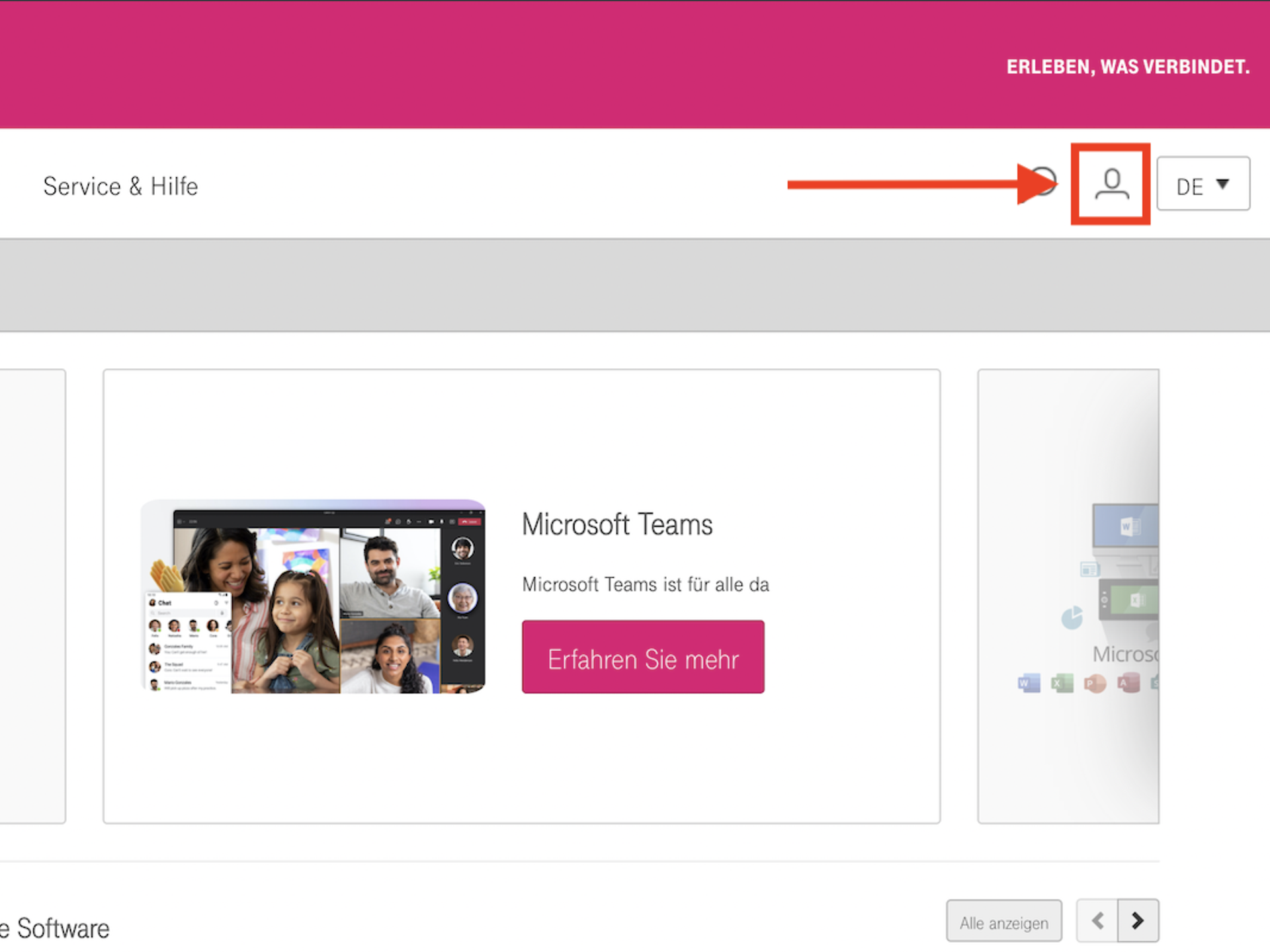 Create a Telekom Cloud Marketplace account
