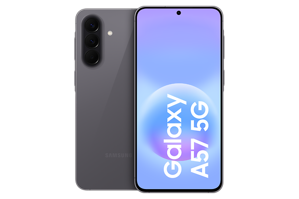 Product image of the Samsung Galaxy A57 in Awesome Gray
