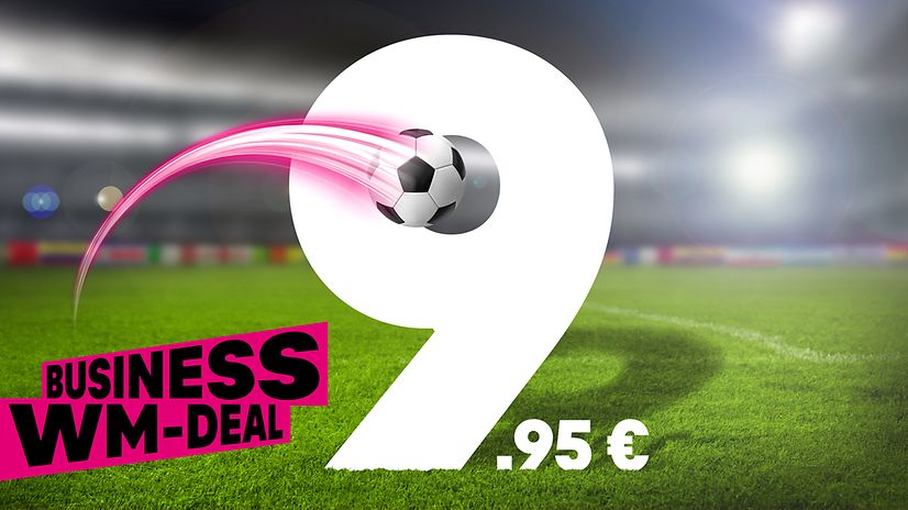 Grafische Darstellung der Business WM Deal Aktion 9,95 €