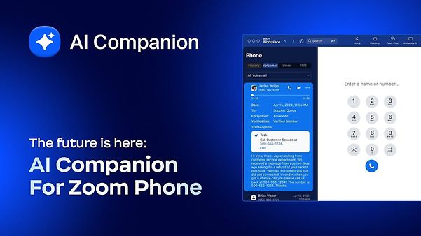 Video: Die Zukunft ist hier: AI Companion für Zoom X Phone