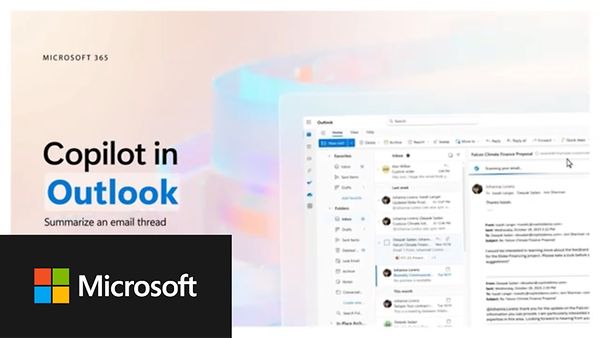 Abbildung vom Video - Copilot in Outlook
