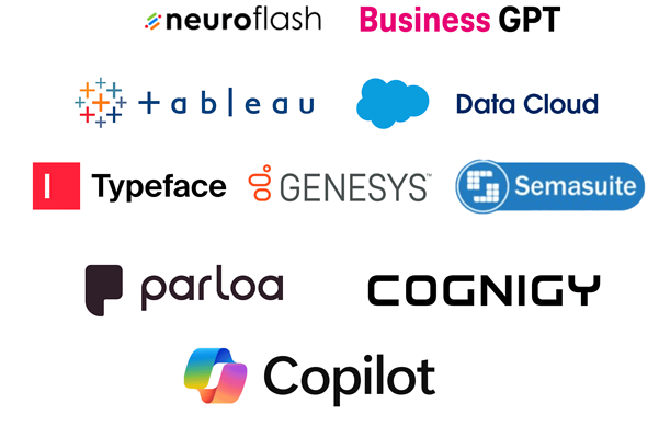 Übersicht unserer AI-Partnerschaften