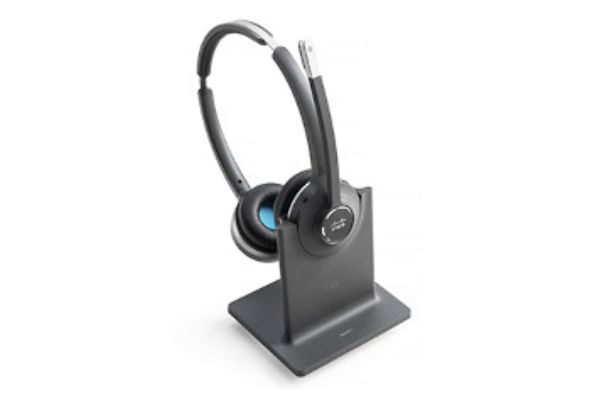 Kabelloses Stereo Headset Cisco 562 mit Single Basis Produktbild