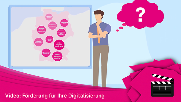 Vorschaubild von: Förderung für Ihre Digitalisierung - wir zeigen Ihnen wie es geht