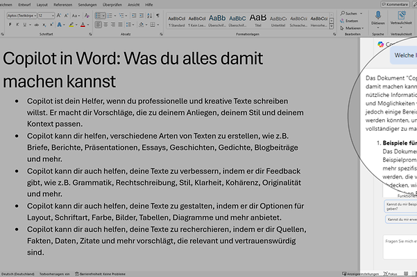 Stellen Sie Fragen zu langen Dokumenten