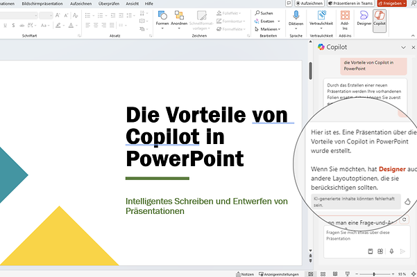 Erstellen Sie neue Präsentationen zu bestimmten Themen