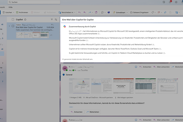 Lassen Sie sich E-Mail-Threads zusammenfassen