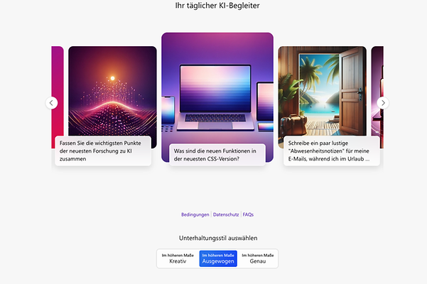 Rufen Sie Microsoft Copilot über Ihren Browser ab