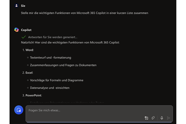 Sammeln Sie Informationen mit Microsoft Copilot