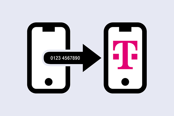 Mobilfunknummer wird vom alten auf das neue Mobiltelefon übertragen