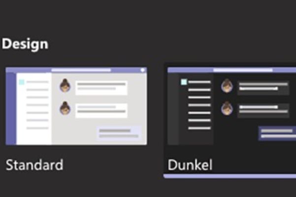 Teams Design auswählen
