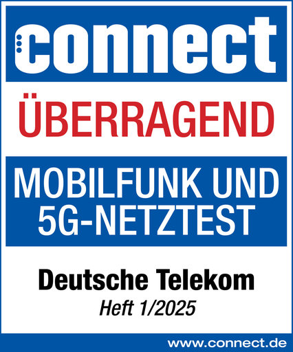 Telekom receives outstanding rating in connect mobile network test