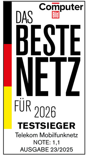 Telekom wins Computer Bild network test 2026