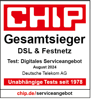 Seal Chip Overall Winner DSL Landline Digital Service Offering 2024 Telekom