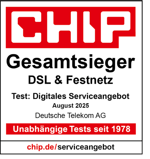 Test seal_Digital service offering—Telekom DSL landline