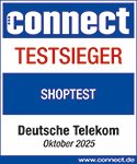 Siegel connect Test winner Shop test 2025 Telekom